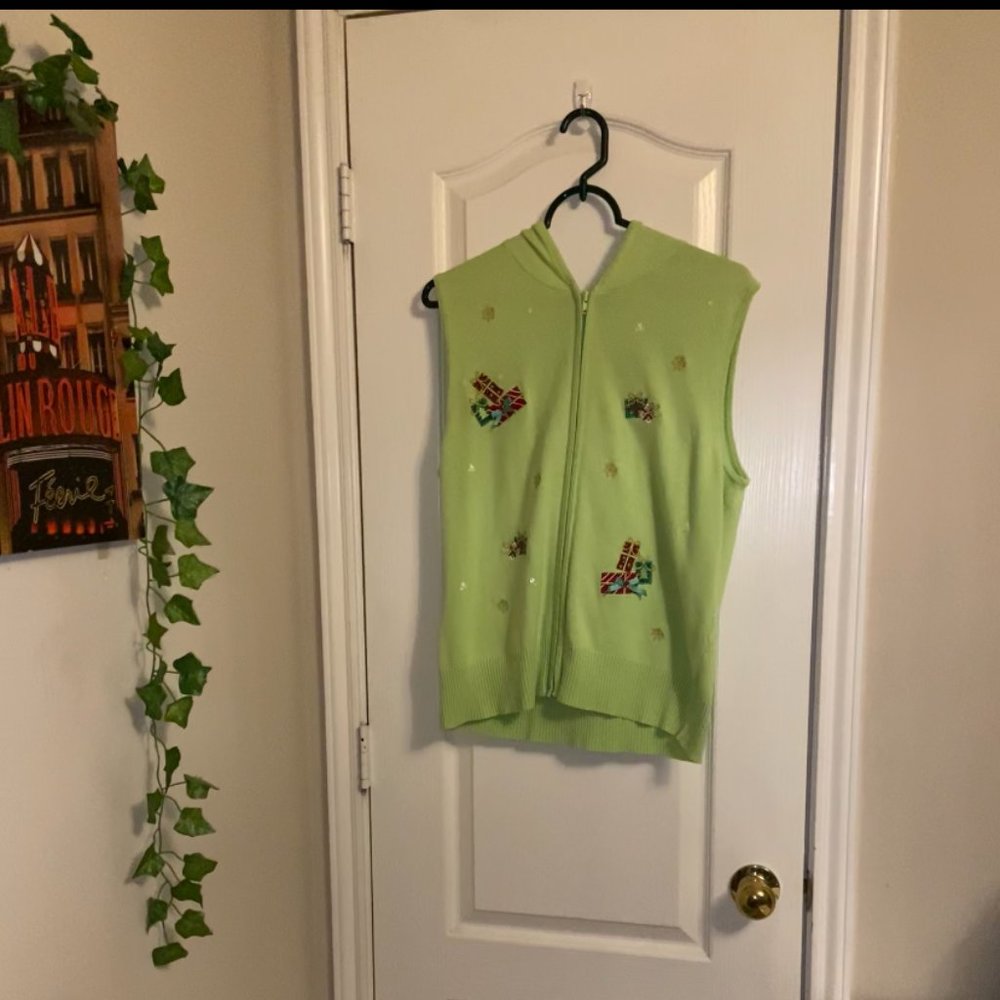 Crystal Kobe Christmas Vest, Size L